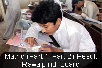 BISE Rawalpindi Board Matric Result 2019 Search by Name, Roll Number