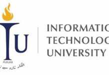 Information Technology University ITU Punjab Entry Test Result 2019