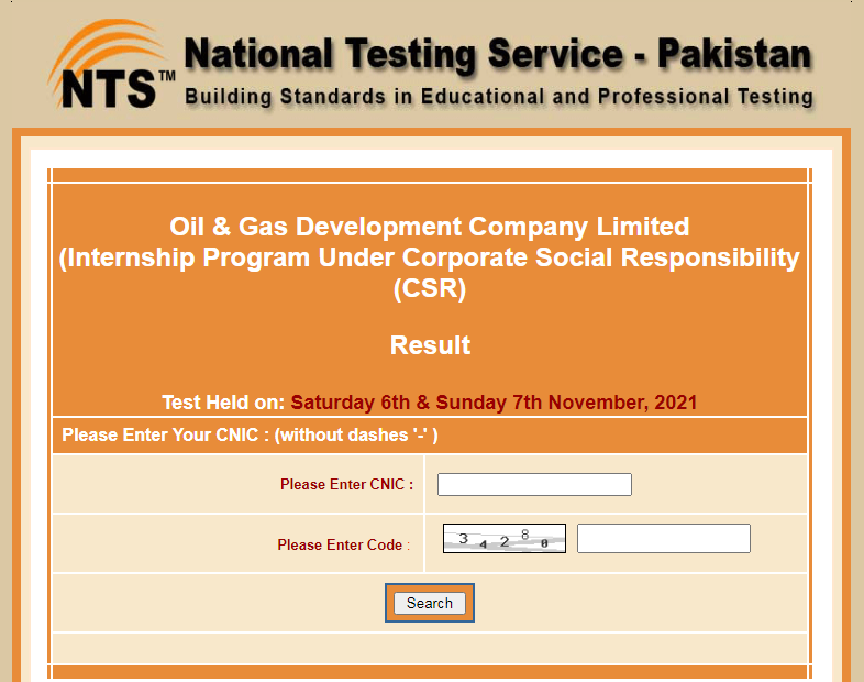 OGDCL Internship Merit List 2021 Selected Candidates