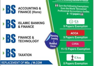 UOL School Of Accountancy and Finance Admission 2025