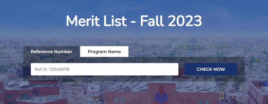 UCP Merit List
