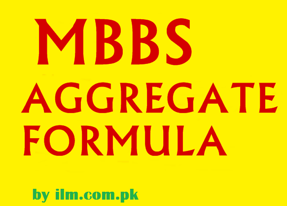 MBBS Aggregate Calculator 2025 Merit Calculate Formula