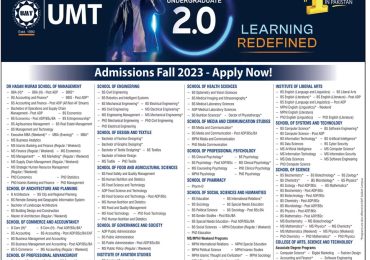 UMT Admissions 2025