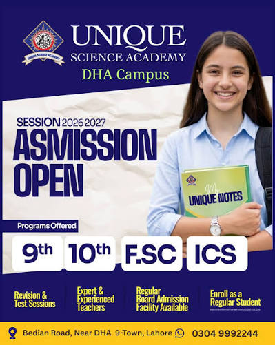 Unique College Lahore Admission 2026
